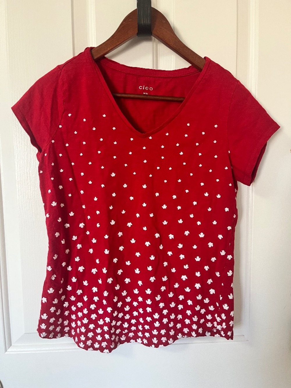 Cleo Canada Day shirt